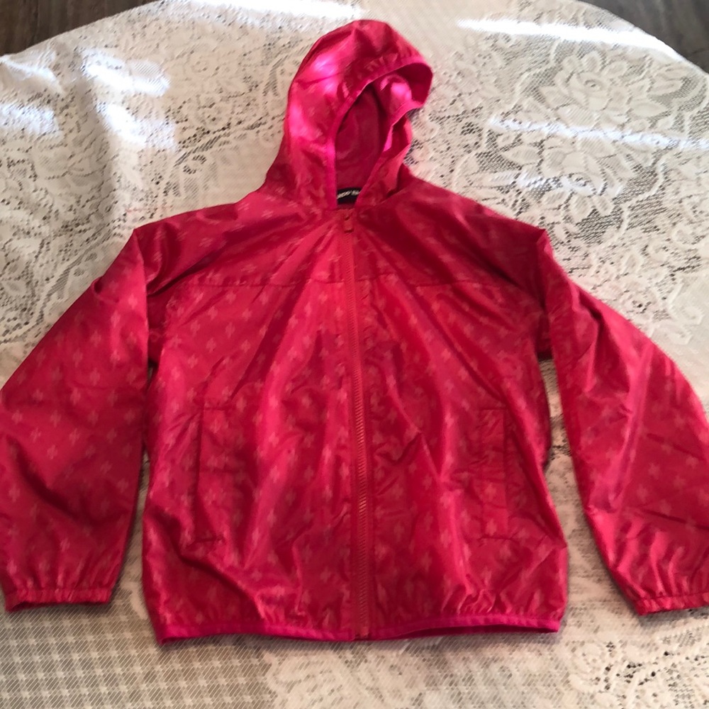 Girls small Lands’ End pink jacket (8)